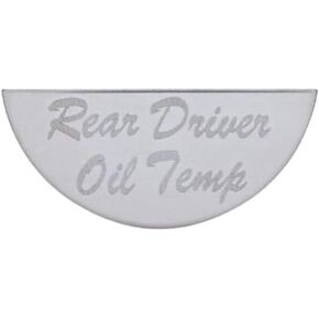 استبدال الدقة الفنية لـ Peterbilt 386 Year 2008 الفولاذ المقاوم للصدأ السائق الخلفي الجانب لوحة قياس درجة حرارة الزيت in Kuwait