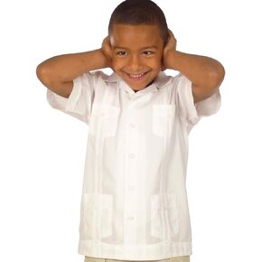 مزيج القطن الصبي التقليدي Guayabera in Saudi Arabia
