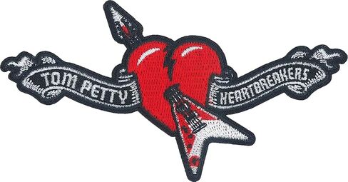 C&D Visionary Tom Petty Modern Logo Patch, Red, Black in Saudi Arabia