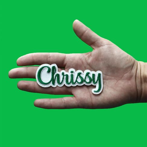 Chrissy Cheer Sweater Name Patch Strange TV Horror Hawkins Embroidered Iron On in Saudi Arabia
