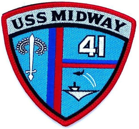 USS Midway CV-41 باتش – ظهر بلاستيكي، 4.5 بوصة in Saudi Arabia