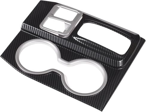 Gear Shift Panel Cover for Honda Pilot 2023-2024, Central Control Gear Shift Knob Console Panel Trims, Center Console Cup Holder Frame Anti-Scratch Protector Interior Accessories, ABS (Carbon Fiber) in Saudi Arabia