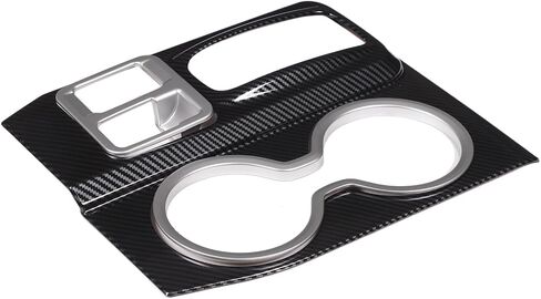Gear Shift Panel Cover for Honda Pilot 2023-2024, Central Control Gear Shift Knob Console Panel Trims, Center Console Cup Holder Frame Anti-Scratch Protector Interior Accessories, ABS (Carbon Fiber) in Saudi Arabia