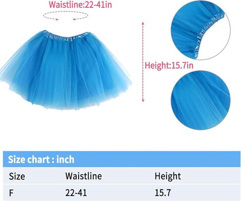 Striped Knee Socks, Long Arm Warmer Thumb Hole Stretchy Gloves, 3 Layered Tulle Tutu Skirt, Ponytails Headband for Costume in Saudi Arabia