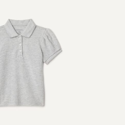 Amazon Essentials Girls and Toddlers' Uniform Pique Polo Shirt in Saudi Arabia