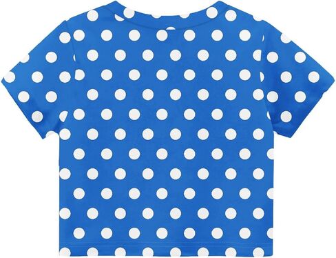 تي شيرت صيفي كاجوال بأكمام قصيرة ورقبة دائرية وأكمام قصيرة للفتيات in Kuwait