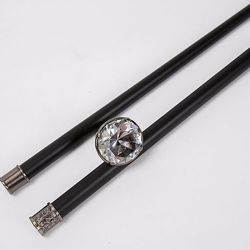 Gold Costume Walking Cane Metal Crystal Walking Stick Elegant Prop Stick Pimp Canes for Adults and Kids Halloween Pimp Canes (Gold,91cm/35.8in) in Saudi Arabia