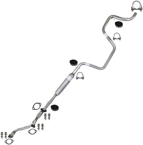 Exhaust Flex Y Pipe Resonator Intermediate Pipe Compatible for 2004 Chevy Malibu 3.5L | Stainless Steel | Northeastern Exhaust | Includes Gasket, Clamp, Hanger and Bolts & Nuts in Saudi Arabia