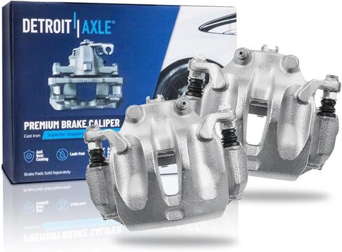 Detroit Axle - Front Disc Brake Calipers w/Brackets Replacement for 2003 2004 2005 2006 2007 2009 2010 2011 Nissan Murano - 2pc Set in Saudi Arabia