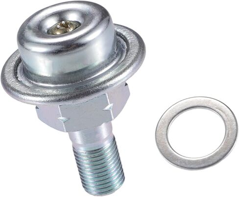 Fuel Injection Pressure Regulator No.23270-50010 - Car Fuel Pressure Regulator - for Toyota Land Cruiser 1998-2007 Metal Silver Tone - 1 Pc Replace Parts in Saudi Arabia