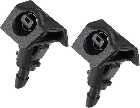 ACROPIX No.28931-ZW80A / Windshield Washer Nozzle for Nissan Versa 2009-2012 / Wiper Spray Nozzle/Durable/ABS / 2 Pcs Black Car Parts in Saudi Arabia