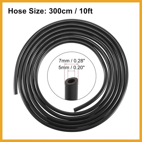 Car Windshield Washer Hose Kit 300cm 10ft Windshield Washer Nozzle Hose with Connectors for Toyota Corolla Tundra Land Cruiser 85321-28020 Replacement in Saudi Arabia