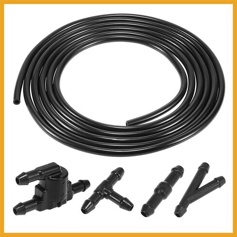 Car Windshield Washer Hose Kit 300cm 10ft Windshield Washer Nozzle Hose with Connectors for Toyota Corolla Tundra Land Cruiser 85321-28020 Replacement in Saudi Arabia