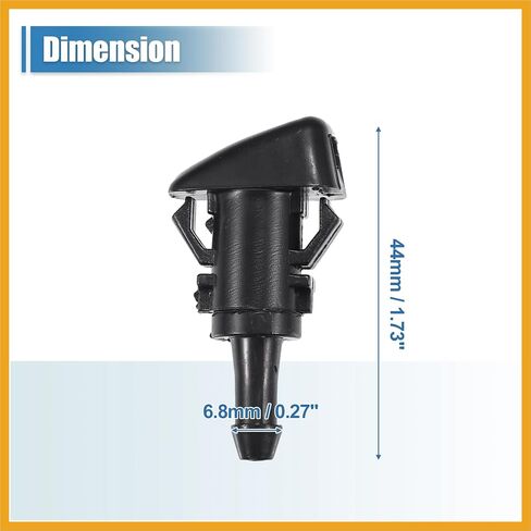 Windshield Washer Nozzle for Toyota FJ Cruiser 2007-2014 for Toyota Sequoia 2005-2007 Windshield Sprayer Nozzle Replaces No.85381-34030 Replacement in Saudi Arabia