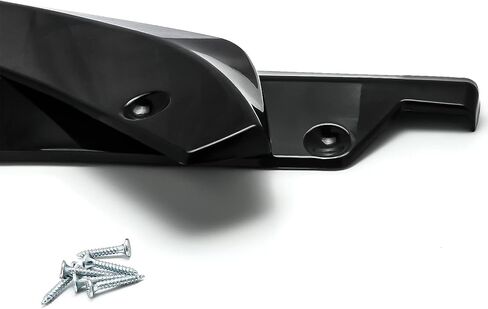 x xotic tech JDM ناشر المصد الخلفي Valance Spoiler Fin Lip Trim Universal Car Side Fender تنورة Lip Splitter Canard Protector (زوج واحد، أسود لامع مع أحمر) in Saudi Arabia