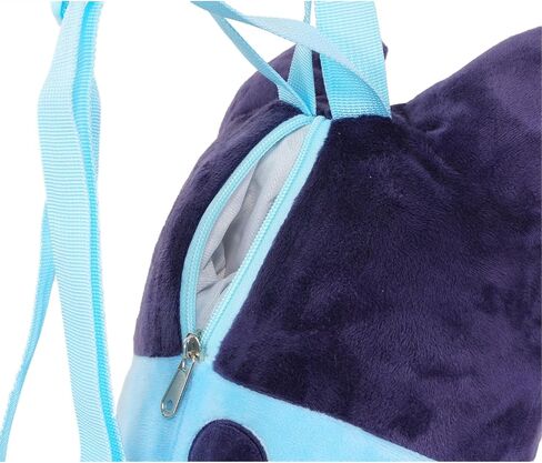 مجموعة حقيبة ظهر Bluey Plushie - حزمة من لعبة دمية قطيفة مقاس 18 بوصة مع أشرطة حمل بالإضافة إلى ملصقات، المزيد | حيوان محشو باللون الأزرق للأطفال والأولاد والبنات in Saudi Arabia