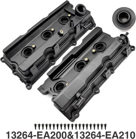 Pair Left Right Engine Valve Covers with Gaskets Bolts Oil Filter Cap for Nissan Frontier Pathfinder Xterra NV1500 NV2500 NV3500 4.0L V6 2005-2019 Replace OE 13264-EA210 13264-EA200 in Saudi Arabia