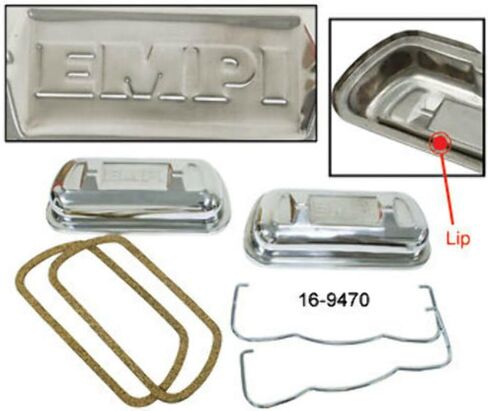 Valve Covers, Stainless Clip On, Fits 1500cc & Up VW, Compatible with Dune Buggy in Saudi Arabia