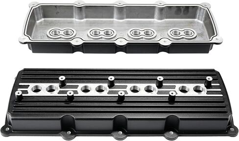 أغطية الصمامات المصنوعة من الألومنيوم للجيل 3 III Hemi 5.7L 6.1L 6.4L لغطاء الصمام المصبوب HEMI Gen III (طبيعي) in Kuwait