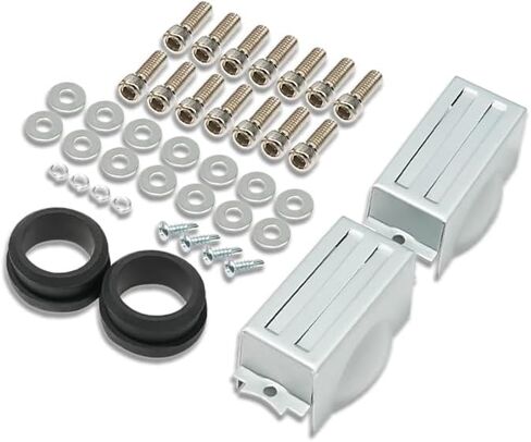 Black Aluminum Tall Valve Covers Finned Top Fit Chevy BBC 396-502 1965-1995 in Saudi Arabia