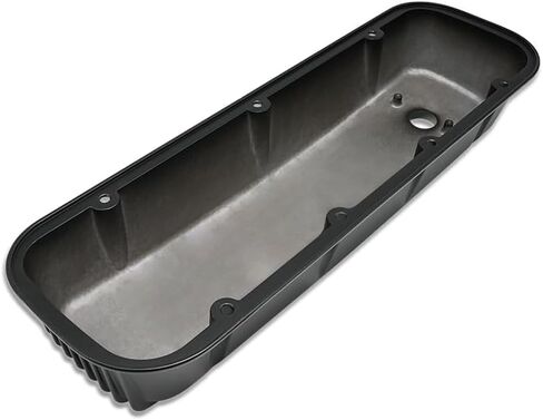Black Aluminum Tall Valve Covers Finned Top Fit Chevy BBC 396-502 1965-1995 in Saudi Arabia