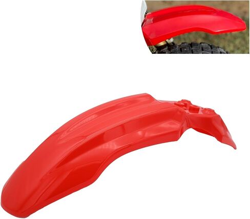 Motorcycle Front Fender Compatible with XR50 2000-2003 CRF50 2004-2022(CRF50 Black) in Saudi Arabia
