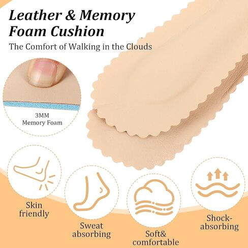 4 قطع من وسادات الكعب العالي للنساء، زوجان من النعال لدعم قوس الجل للصنادل المسطحة وأحذية حافية القدم مريحة لحفلات العمل وحفلات الزفاف والرقصات والسفر وسادات أحذية غير مرئية in Kuwait