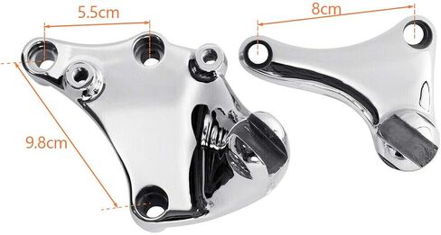 TCMT Passenger Rear Foot Peg Mount Fits For Harley Sportster 1200 Custom XL1200C 2004-2013 Nightster XL1200N 2009-2012 Sportster 883 XL883 2004-2009 SuperLow XL883L 2011-2013 Seventy-Two 2012-2013 in Saudi Arabia