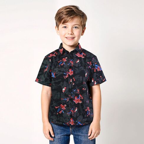 Marvel Boy's Spiderman Classic Hawaiian Surf Woven in Saudi Arabia