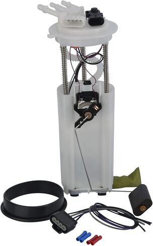 TRQ Side Mounted Fuel Tank Kit Fuel Pump Module Assembly Fuel Tank Strap Gas Fuel Tank Compatible with 1992-1996 Ford F-150 F-250 F-350 in Saudi Arabia