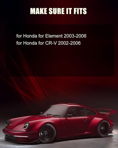 مجموعة مروحة مكثف مكيف الهواء 12 فولت متوافقة مع 2002-2006 لـ CR-V 2.4L 2003-2006 للعنصر 2.4L، مروحة مشعاع جانب الركاب/RH 38615-PNL-G02 38611-PNL-G01 in Saudi Arabia