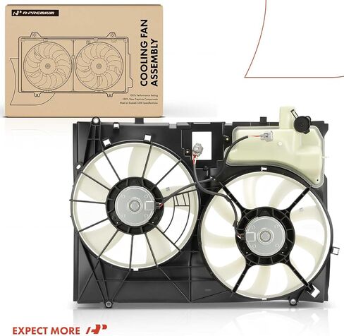 مجموعة مروحة تبريد رادياتير المحرك A-Premium متوافقة مع موديلات مختارة من لكزس - RX350 2007 2008 2009، 3.5 لتر in Saudi Arabia