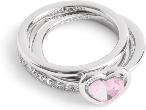 Coach Women's Halo Heart Stackable Ring Set in Saudi Arabia
