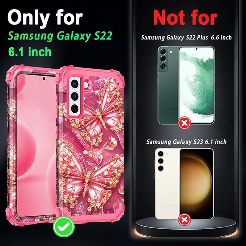Miqala for Galaxy S21 FE 5G Case,Glow in The Dark Three Layer Heavy Duty Shockproof Full Body Protection Hard Plastic Bumper+Soft Silicone Protective Case for Samsung Galaxy S21 FE 6.4 inch,All in Kuwait