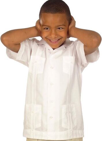 Cotton Blend Traditional boy Guayabera in Saudi Arabia