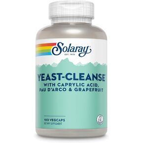 YHN Yeast-Cleanse | with Caprylic Acid, PAU Darco, Grapefruit Seed Extract & Tea Tree Oil | Healthy Cleansing Support | 30 Servings | 90 VegCaps in Saudi Arabia