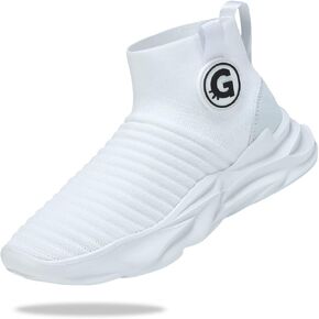 Santiro Boys Sneakers Girls Slip on Shoes Fashion High Top Athletic Shoe in Kuwait