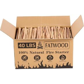 2 رطل من أعواد إشعال النار من خشب الدهون، 100% مشعل نار من الحطب الطبيعي للمواقد، خشب الصنوبر للمواقد، نيران المخيمات، النيران، الشواية in Kuwait