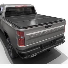 Tutel Hard Shell Folding Truck Bed Tonneau Cover|Fits 2019-2026 Chevy Silverado/GMC Sierra 5'8" Bed (69.6") - TULH029 in Saudi Arabia