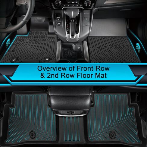 Floor Mats for Kia Sportage 2017-2022 (Gas ONLY), TPE Waterproof Non-Slip All Weather Protection Custom (Floor Mats & Cargo Liner) in Saudi Arabia
