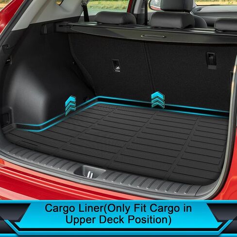 Floor Mats for Kia Sportage 2017-2022 (Gas ONLY), TPE Waterproof Non-Slip All Weather Protection Custom (Floor Mats & Cargo Liner) in Saudi Arabia