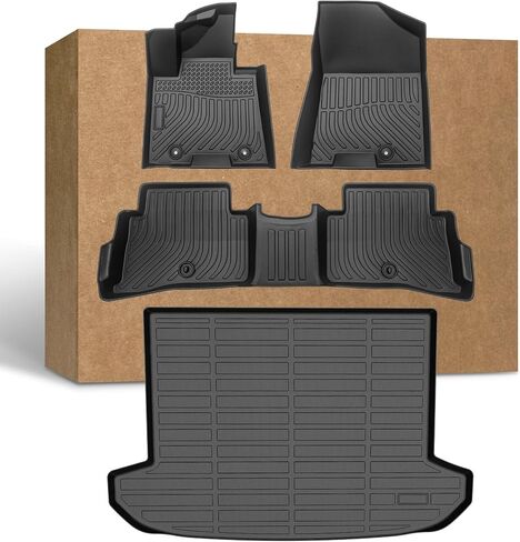 Floor Mats for Kia Sportage 2017-2022 (Gas ONLY), TPE Waterproof Non-Slip All Weather Protection Custom (Floor Mats & Cargo Liner) in Saudi Arabia