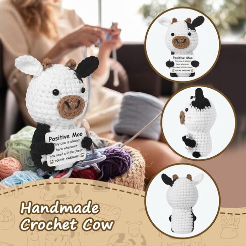 حيوانات كروشيه إيجابية مصغرة هدايا عيد ميلاد فلامنغو للنساء أخت أخت ، دعم عاطفي ملهمة الحيوانات الكروشيه المصنوعة يدويًا هدايا فلامنغو لأفضل صديق في العمل in Kuwait