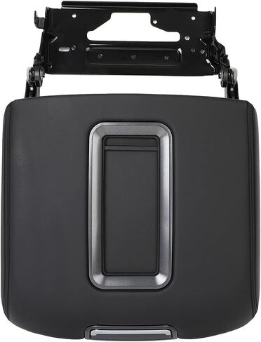 غطاء مسند ذراع وحدة التحكم المركزية متوافق مع 2014-2018 Chevy Silverado & GMC Sierra 1500 2500 3500، 2015-2019 Tahoe Yukon Suburban - يستبدل 0227083AA 22861304 جلد صناعي أسود - مع دعامة فولاذية in Kuwait