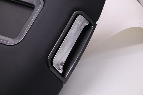 غطاء مسند ذراع وحدة التحكم المركزية متوافق مع 2014-2018 Chevy Silverado & GMC Sierra 1500 2500 3500، 2015-2019 Tahoe Yukon Suburban - يستبدل 0227083AA 22861304 جلد صناعي أسود - مع دعامة فولاذية in Kuwait