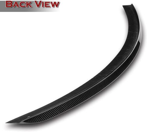 100% Real Carbon Fiber OE-Style Rear Trunk Spoiler Wing Compatible with 2012-2024 Tesla Model S, Rear Spoiler, Trunk Spoiler Lip, Automotive Exterior Replacement Part (Real Carbon Fiber) in Saudi Arabia