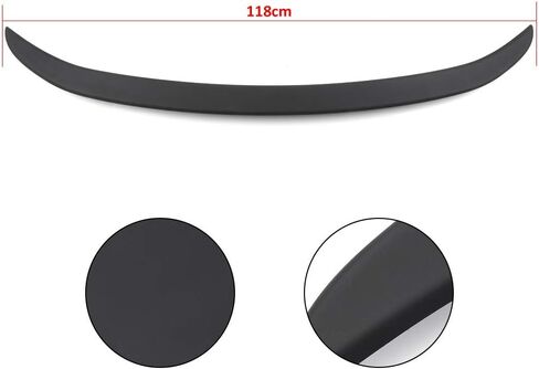 Rear Trunk Car Spoiler Wing ABS Matte Black for Toyota Corolla 2014-2019 in Saudi Arabia