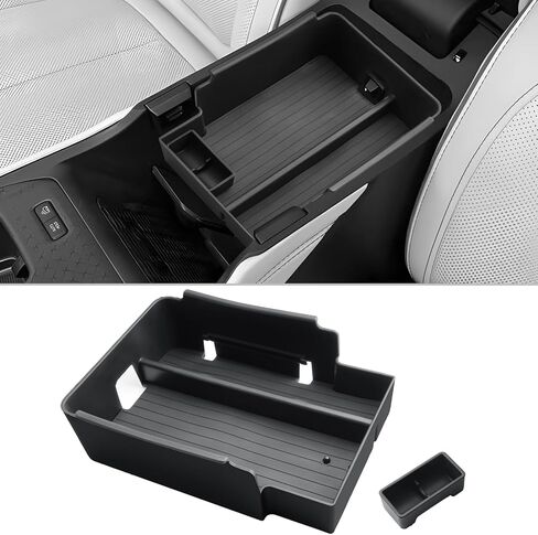 CDEFG 3Pcs for 2026 Toyota RAV4 Center Console Organizer for 2026 Toyota RAV4/ 2026 Toyota RAV4 Hybrid Accessories Middle Console Armrest Tray & Passenger Side Storage Box & Cup Holder in Kuwait