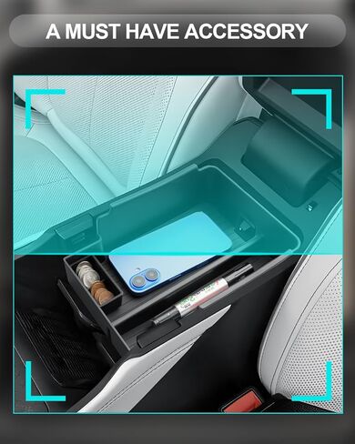 CDEFG 3Pcs for 2026 Toyota RAV4 Center Console Organizer for 2026 Toyota RAV4/ 2026 Toyota RAV4 Hybrid Accessories Middle Console Armrest Tray & Passenger Side Storage Box & Cup Holder in Kuwait