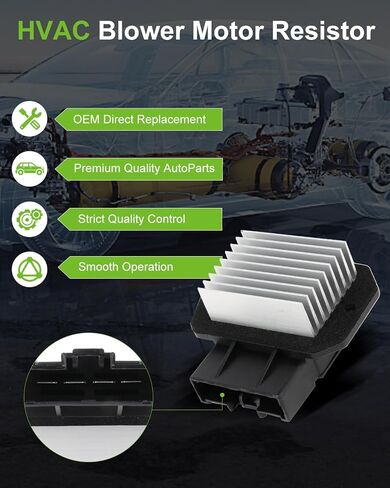 مقاوم محرك منفاخ الهواء HVAC من SCITOO لـ 1997-1998 لـ Dodge B1500، لـ B2500، B3500، 1998-2003 لـ Dodge Ram 1500 Van، لـ Ram 2500 Van، 1997-2003 لـ Ram 3500 فان، RU103،4885346AA، 4885456AA، 4885456AB in Saudi Arabia